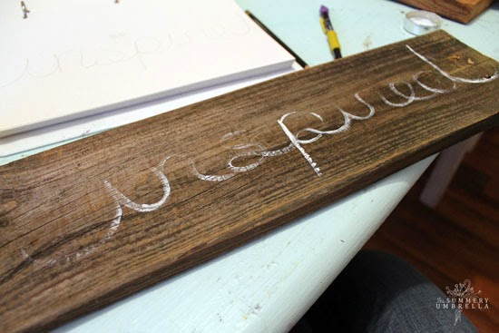 how to create a reclaimed wood sign