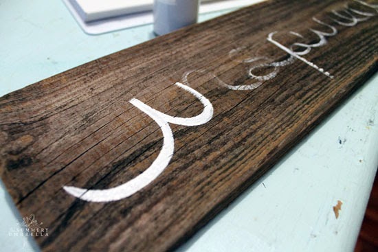 how to create a reclaimed wood sign