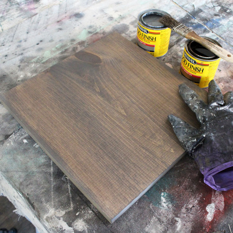 how to stain wood