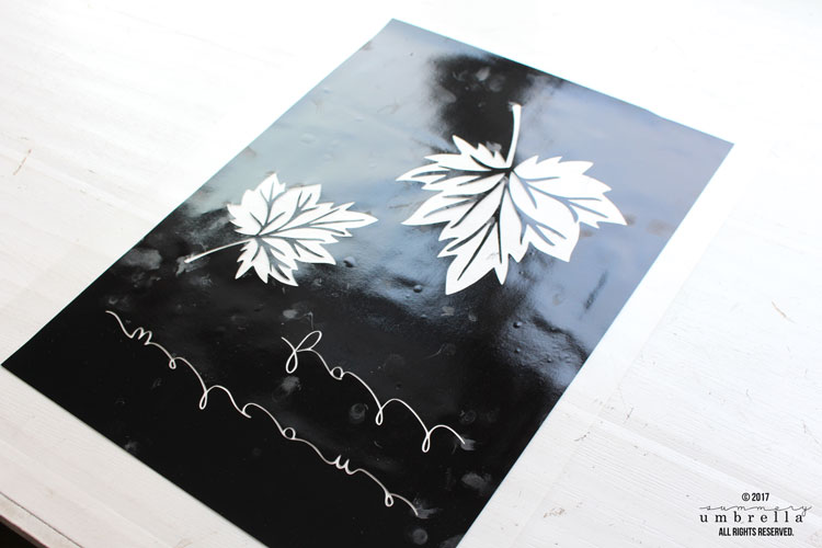 screen printing diy fall tea towels 