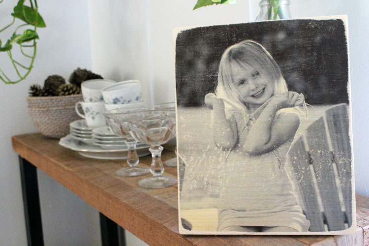 inkjet photo transfer to wood