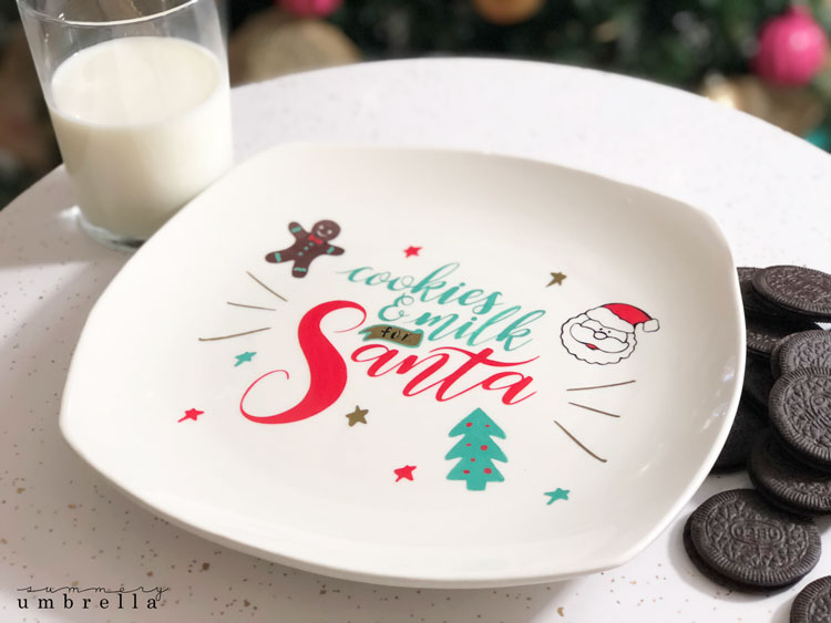 cookies for santa plate svg