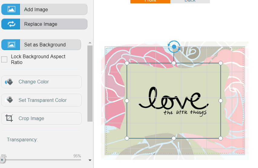 screenshot of Avery Design & Print app to make printable valentine's day cards