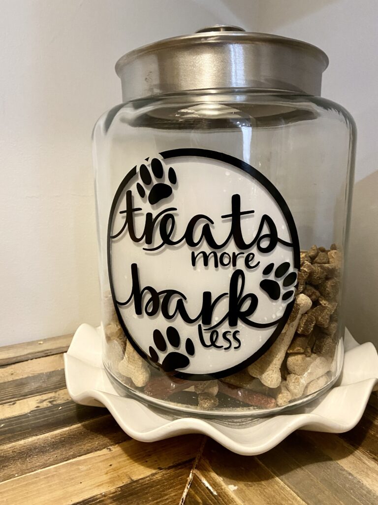 pet treat jar